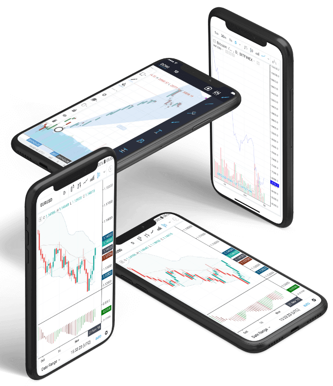 Mobile Trading App Mockups